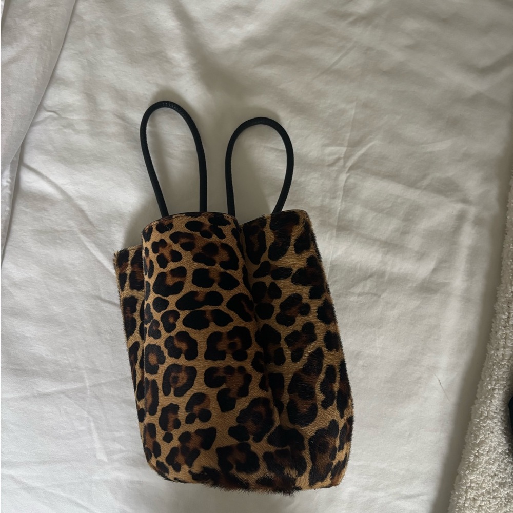 Zara Leopard print bucket bag. Brand new